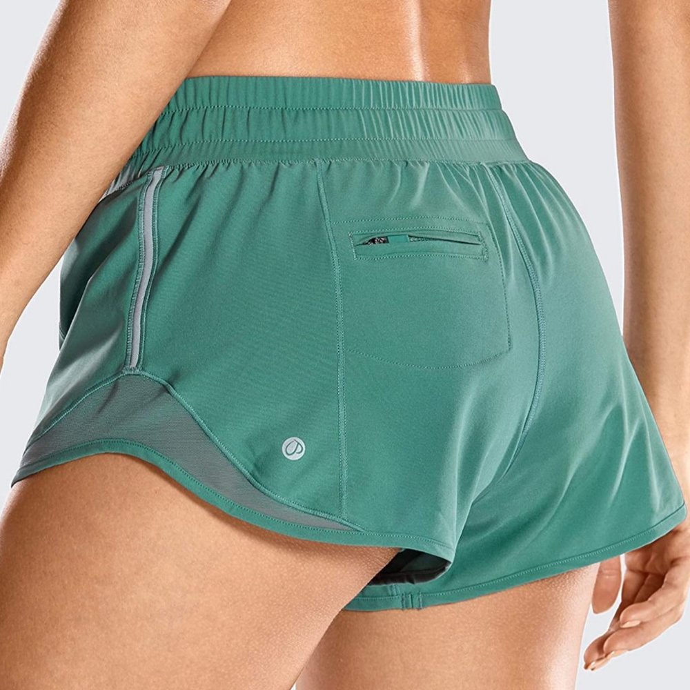 Women's Quick-Dry Loose Running Shorts w/ Pockets 2.5" Inseam - Picture 2 of 7